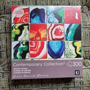 NWT, NEVER OPENED Geode Collage Puzzle - Multicolor